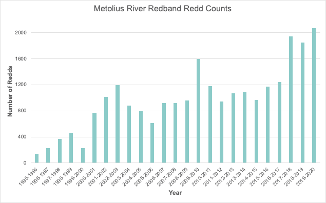 Metolius Redd Count Figure