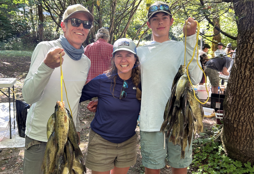 The Andras family continued their tradition of absolutely schooling their catch at the 4th Annual Umpqua Bass Bash!